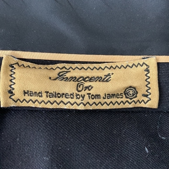 Innocenti Men’s GRAY dress pants pleated & cuffed 100% Imported Wool W38 I29.5 - Picture 7 of 9